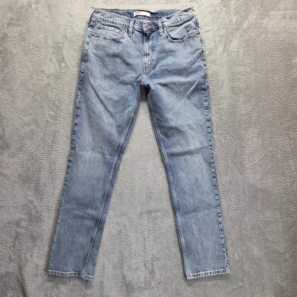 Signature Gold By‎ Levis Strauss Jeans Mens 34X32 Blue Slim Straight Denim